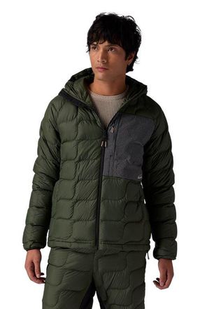 Backcountry Waas Allied Down Hooded Jacket - Mens in Climbing Ivy at Nordstrom, Size Xx-Large