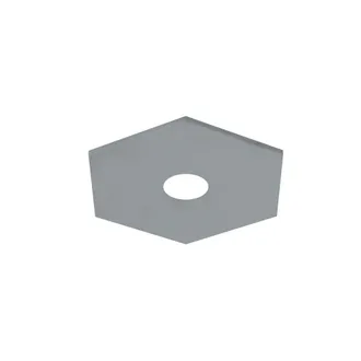 Lumicom Lumicom - River Hex 1x Plaf&oacute;n Monocolor Mate