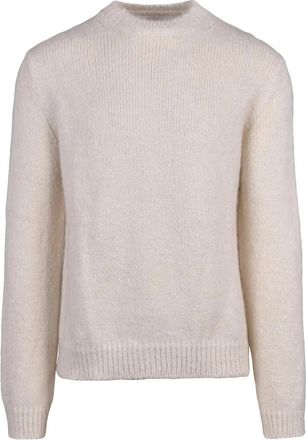 Jil Sander Alpaca And Virgin Wool Blend Crewneck Sweater From Jil Sander