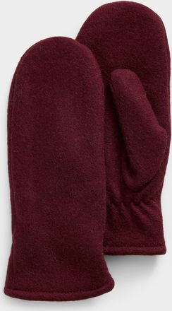 Simons Womens Solid wool mittens