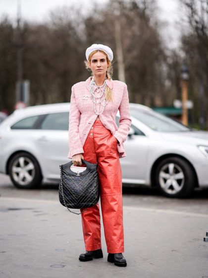 Rosa y rojo, la combinación de color de este invierno