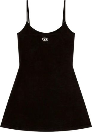 Diesel T-hupy-od - Dames - Tops zonder mouwen - Zwart - M - Leer - Tops