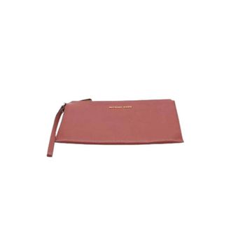 Michael Kors Pre-owned Clutches, female, Pink, Size: ONE SIZE Pre-owned Wristlet Pouch
