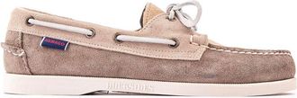 Sebago Mens Portland Jib Shoes - Grey Suede - Size UK 6