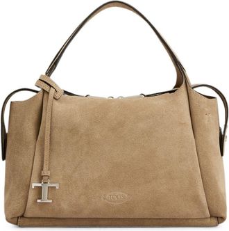 Tod's Tods Su&egrave;de lederen medium schoudertas