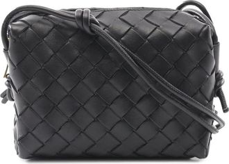 Bottega Veneta Pre-owned Bottega Veneta Mini Lambskin Intrecciato Loop Camera Bag Ladies I9D2AXGZAH30ELDB