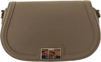 Ermanno Scervino Stijlvolle Round Flap Sami Tas - Dames - Schoudertassen - Bruin - ONE Size - Tassen