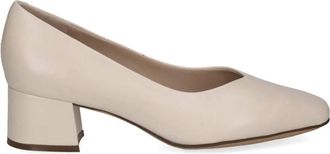 Caprice Elegante Beige Gesloten Formele Zakelijke Schoenen - Dames - Pumps - Beige - 39 EU - Leer - Schoenen