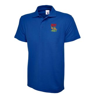 Generic Embroidered UC124 Sexy and I Mow It Polo T-Shirt, Funny Lawn Gardening Unisex Adults Top (Royal, L, l)