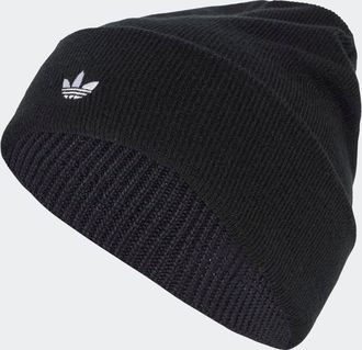 adidas Beanie ADIDAS ORIGINALS ADICOLOR CUFF B, schwarz, Obermaterial: 100% Polyacryl, M&uuml;tzen Beanie, aus geripptem Polyacryl, f&uuml;r Sportmode und Alltag