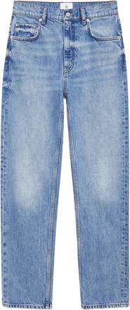 Anine Bing Kate Jean - Dames - Cropped Jeans - Blauw - W25 - Katoen - Jeans