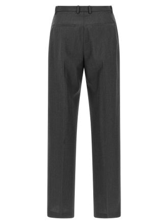 Jil Sander Wool and Mohair Trousers - Gray