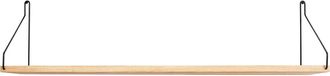 Frama Shelf Regal 80 x 20 cm, Eiche / schwarz