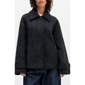 BDG Vienna Swing Coat in Grey at Nordstrom Rack, Size Large