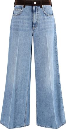 Marni Cotton Pants With Contrasted Waistband