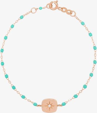 Gigi Clozeau 18K Yellow Gold Miss Gigi 17 CM Beaded Diamond Bracelet - Womens - Resin/Diamond/18kt Yellow Gold