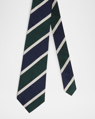 Dunhill Men & apos;s Silk Regimental Stripe Tie
