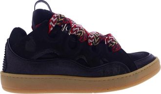 Lanvin Curb Sneakers - Heren - Sneakers - Zwart - 44 EU - Leer - Schoenen