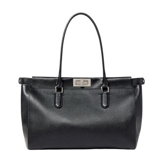 Fendi Peekaboo Tote Small - Dames - Shoppers - Zwart - ONE Size - Leer - Tassen