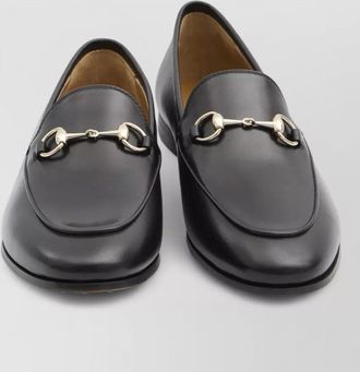 Gucci jordaan loafers horsebit detail leather