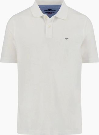 Fynch-Hatton Mens FYNCH-HATTON POLO SHIRT WHITE - Size: 40