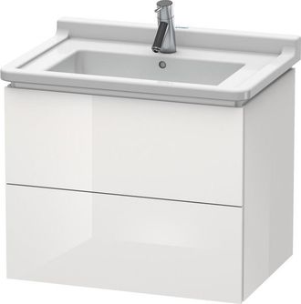 Duravit Duravit - L-cube Mueble De Pared, 2 Cajones, 670mm, Para Starck 3