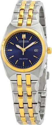 Citizen Corso Eco-Drive Blue Dial Two-tone Ladies Watch EW2294-53L