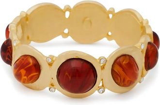 Kenneth Jay Lane Bracciale rigido Topaz - Oro