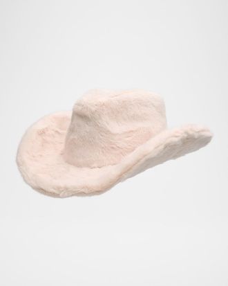 Jocelyn Faux Fur Cowboy Hat