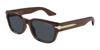 Montblanc MB0479S 003 Mens Sunglasses Brown Size 55