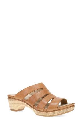 Dansko Lyndi Platform Slide Sandal in Natural at Nordstrom, Size 10.5-11Us