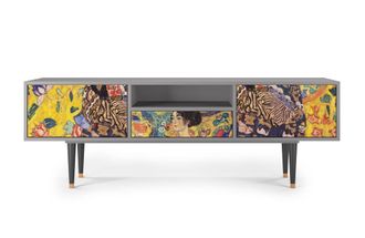 StoryZ Mueble de TV amarillo 2 cajones y 1 puerta L 170 cm