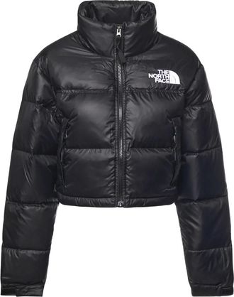The North Face Nuptse Short Jacket - Dames - Sport - Zwart - Maat: XS Zijde