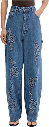 Rotate Rotate Birger Christensen, Dames, Jeans, Blauw, Maat: W27