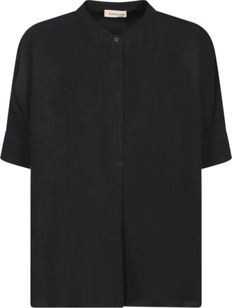 Blanca Vita Brida 3792 - Dames - Overhemden - Zwart - 2XS - Linnen - Overhemden