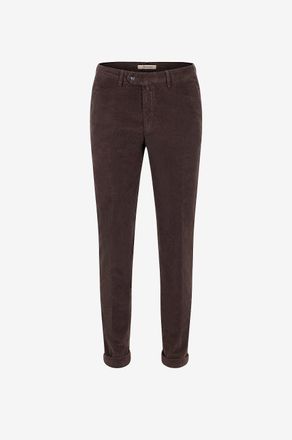 Bsettecento Slim Hose aus Baumwolle Velluto 3000