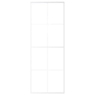Berkfield Home Sliding Door ESG Glass & Aluminium 76x205 cm White