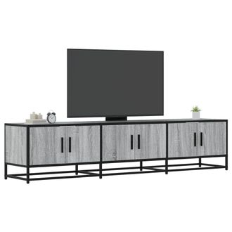 Berkfield Home TV Cabinet Grey Sonoma 180x35x41 cm Engineered Wood | Size: 180 x 35 x 41 cm