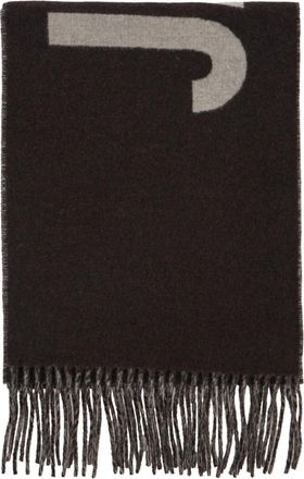 Jacquemus Brown Signature Scarf