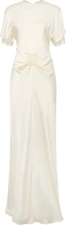 Victoria Beckham Dames, Jurken, Wit, Maat: 2XS Viscose