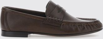 Brunello Cucinelli Penny Loafers in Smooth Leather with Monili Detail
