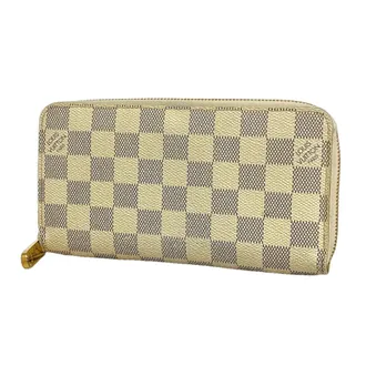 Louis Vuitton White Long Wallet (Bi-Fold) (Pre-Owned)