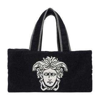 Versace unisex, Tassen, Blauw, Maat: ONE Size Katoen