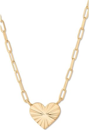 Brook & York Romy Heart Pendant Necklace in Gold at Nordstrom