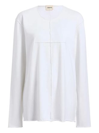 Khaite Kit top - women - Cotton - L - White