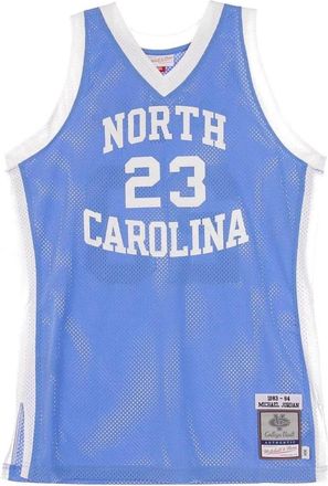 Mitchell & Ness Michael Jordan Basketbal Tanktop - Heren - Tops zonder mouwen - Blauw - XS - Tops