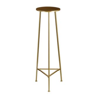 MiCa Decorations Mesa para plantas de hierro dorado Alt. 120