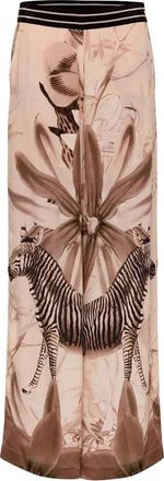 Carolina K Womens Palazzo Pants In Zebra Cream