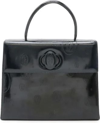 Cartier Pre-owned Handbags, female, Blue, Size: ONE SIZE Pre-owned Leather handbags