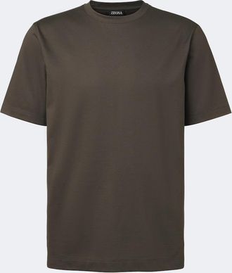 Ermenegildo Zegna Camiseta de jersey de algod&oacute;n